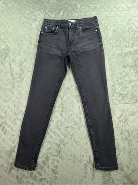 Zara Charcoal Gray Skinny Jeans